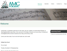 Tablet Screenshot of amcmusic.net